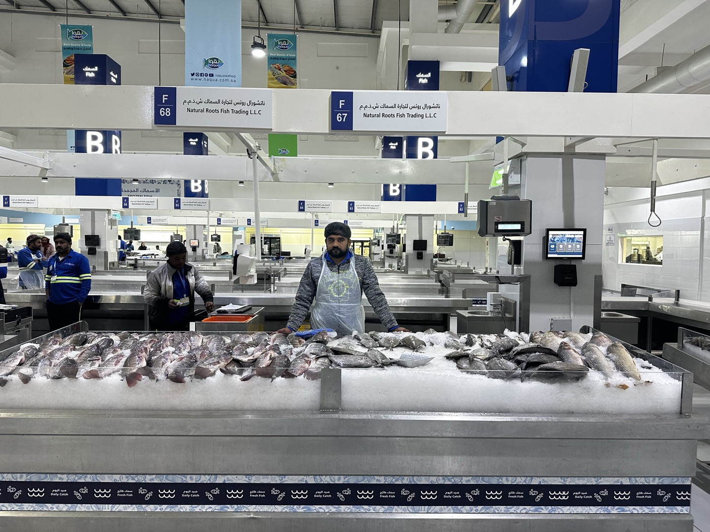 Natural Roots seafood outlet at Waterfront Market Dubai